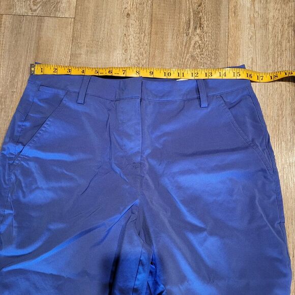 Puma Flat Front Golf Shorts 10" Inseam Royal Blue Womens Size 10 - Picture 12 of 12